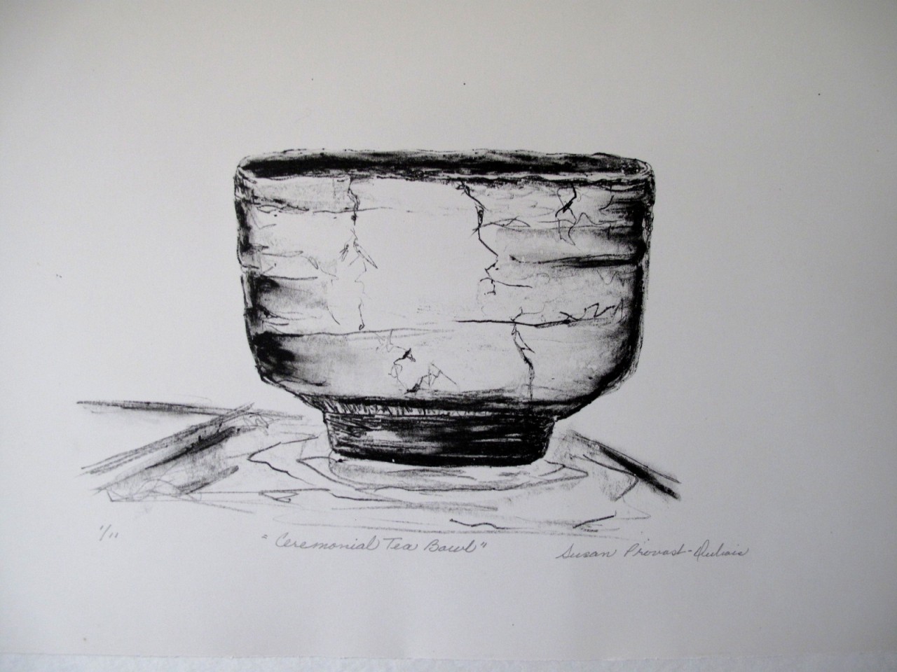 Ceremonial Tea Bowl - Lithograph Edition Series