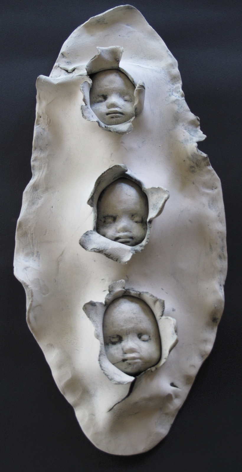 Baby Wall Relief #2 - Porcelain Clay