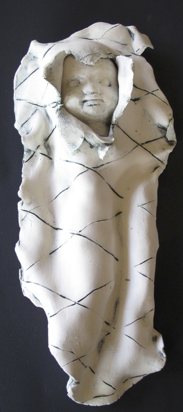 Baby Wall Relief #9 - Porcelain Clay