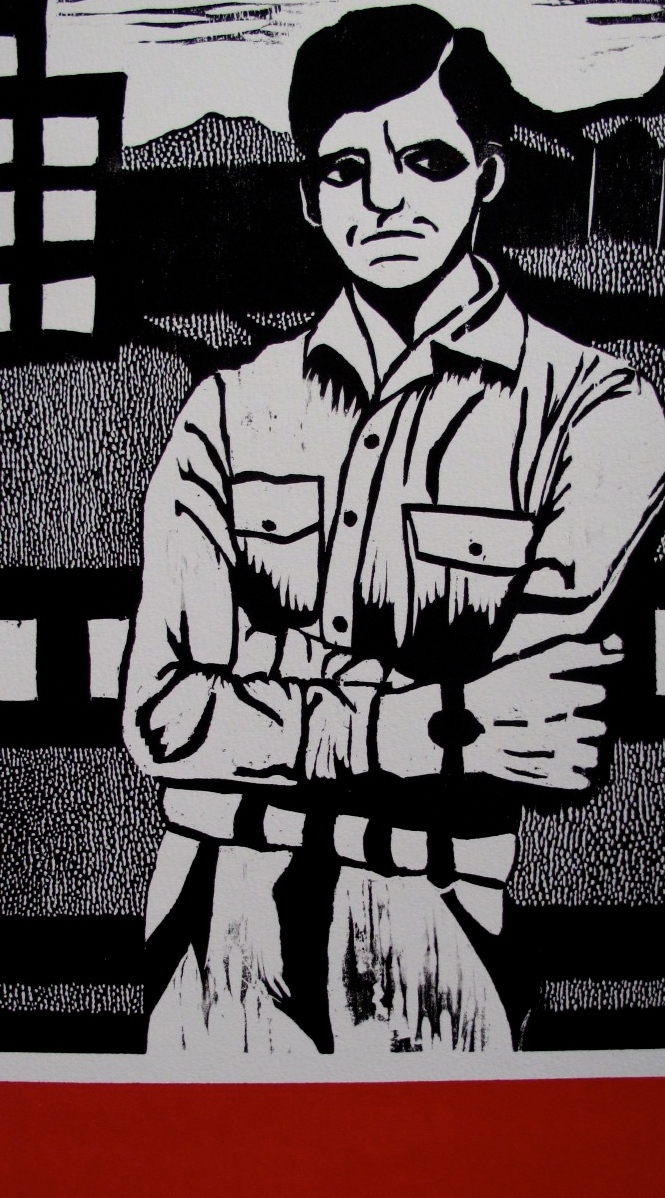 Wounded Warrior - Woodcut Edition Series